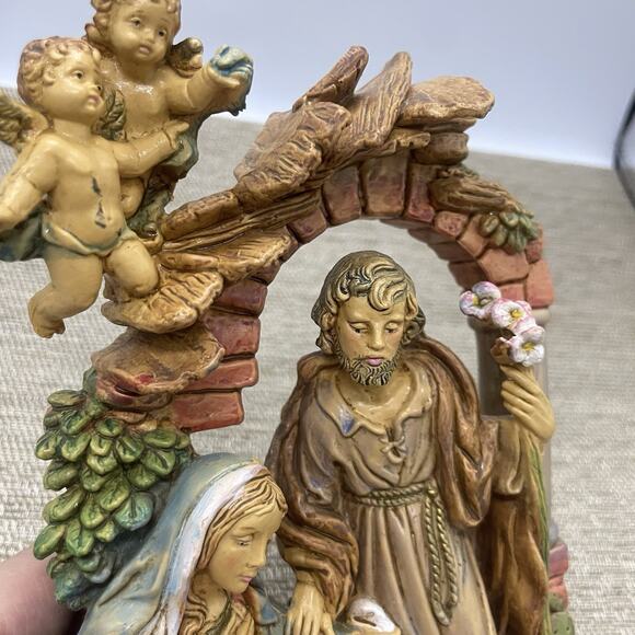 Italy Fontanini Nativity Figurine #407 Holy Family 7.5" Joseph Mary Jesus - Picture 9 of 12